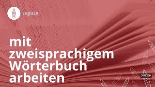 Mit zweisprachigem Wörterbuch arbeiten  Englisch  Duden Learnattack [upl. by Yerak]