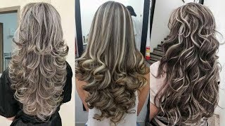 Hermosos Mechas de Cabello para Mujer  Moda MV [upl. by Lehctim]