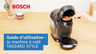 Mode d’emploi de la TASSIMO STYLE  première utilisation  Bosch Electroménager France [upl. by Adley]