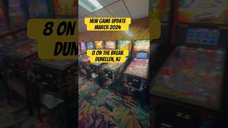 New games at 8 On The Break Dunellen NJ for March 2024 arcade pinball rhythmgame [upl. by Nahk]