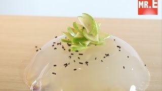 How To Make Apple Aloe Vera Raindrop Jelly Pudding Cake [upl. by Eitirahc]