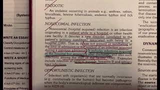 Nosocomial infections  psm mbbs third year  k park [upl. by Notlem654]