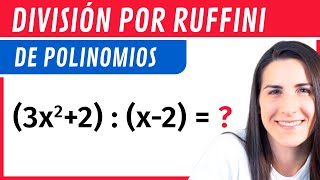 Regla de RUFFINI para DIVISIÓN de POLINOMIOS ✅ Operaciones con Polinomios [upl. by Eerhs578]