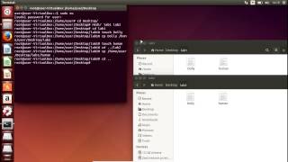 How to copy move and remove files in Ubuntu 1404 [upl. by Nylhsoj]