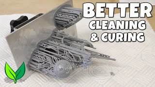 BETTER cleaning amp curing of 3D resin prints EASY METHOD [upl. by Bobette233]