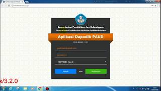 Cara Install Dapodik PAUD Terbaru Versi 321 [upl. by Reivax]