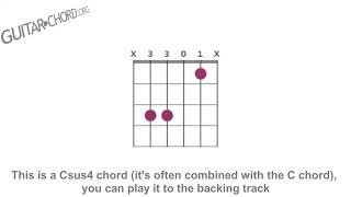 Learn the Csus guitar chord [upl. by Kruter]