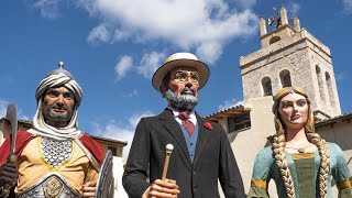 1a Trobada gegantera d’Organyà  presentació del primer gegant [upl. by Binette]