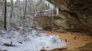 Winter Hike  Hocking Hills January 20 20244 [upl. by Enimasaj]