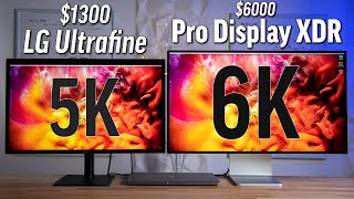 6K Pro Display XDR vs 5K LG Ultrafine  Worth 4700 More [upl. by Seaddon]