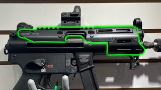 SHOT Show 2024 Leapers UTG Pro Monolithic MP5K Rail [upl. by Barbara-Anne]