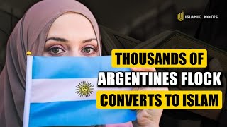 Thousands of Argentines Convert to Islam in Flocks  Many People Convert to Islam [upl. by Enayd280]