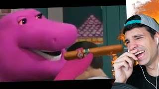 BARNEY EL DROGOSAURIO PARODIA BARNEY Y SUS AMIGOS  Video Reacción [upl. by Harifaz505]