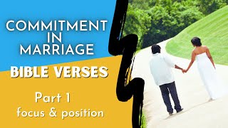 This is the Commitment in Marriage Bible Verses Series [upl. by Otrebire]