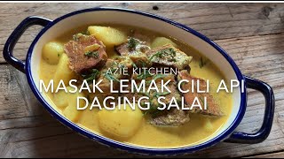 Masak Lemak Cili Api Daging Salai [upl. by Bonaparte]