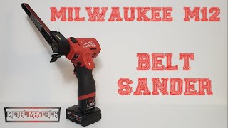 Milwaukee M12 Brushless Belt Sander [upl. by Assetan]