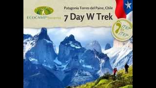 Patagonia 7 day W trek in Chilean Torres del Paine NP [upl. by Inneg]