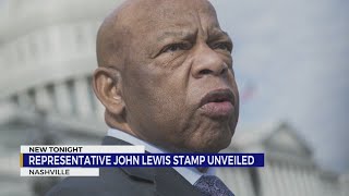 Rep John Lewis Forever Stamp unveiled in Nashville [upl. by Joellyn]