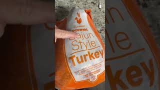 Popeyes cajun turkey shorts [upl. by Ahtnamas676]