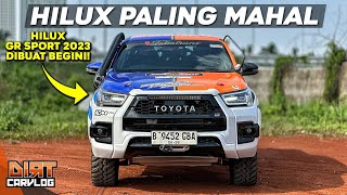 TEGA DIACAKACAK HILUX GR SPORT 2023 DIUBAH JADI SANGAR BUAT AXCR  DIRT CARVLOG 580 [upl. by Philcox]