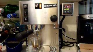 Rancilio Silvia with PID Watlow 96 Double Espresso Shot Walkthrough [upl. by Barbabas]