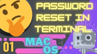 How to reset the password on a Mac with Terminal  Intel MacBook  [upl. by Jordon]