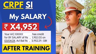 CRPF SI Salary After Training  CRPF SI  SSC CPO cpo ssc crpf [upl. by Cavit]