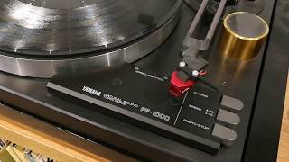 Yamaha PF1000 turntable with a Dynavector cartridge [upl. by Ennagroeg]