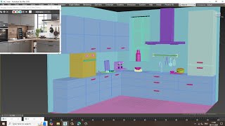 3D Modeling a Designer Kitchen in 3ds Max A StepbyStep Guide [upl. by Haraj]