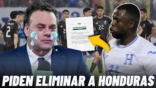 🚨ALERTA FAITELSON LLORA Y PIDE A LA CONCACAF QUE ELIMINE A HONDURAS TRAS HUMILLAR A MÉXICO [upl. by Llevram]