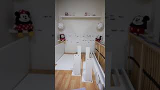 IKEA Malm Bed Frame High w 2 Storage Boxes White  Stop Motion Installation [upl. by Hsur784]