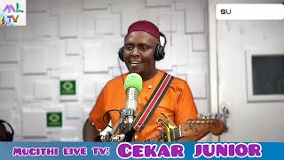 Cekar junior mugithi live performance at gukena fm ft wambugu wa mwangi 🔥 [upl. by Aralomo]