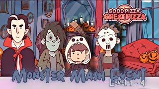 MONSTER MASH NIGHT 1  4  HALLOWEEN EVENT 2024  GOOD PIZZA GREAT PIZZA  GAMEPLAY [upl. by Nedap]