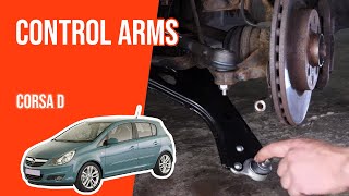 How to replace the control arms Corsa D 🚗 [upl. by Aiek170]