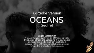 Seafret  Oceans Karaoke Version [upl. by Demah]