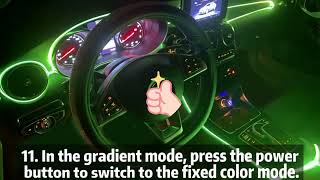 RGB Car Interior LED Strip Lights 👉 item link httpstemutokulrq3x59g3d [upl. by Redmer]