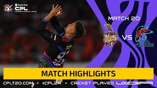 Highlights  Trinbago Knight Riders vs Antigua amp Barbuda Falcons  CPL 2024 [upl. by Akerehs386]