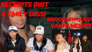 Brooklyn Queen  Receipts ft Yanni Monett RBT amp Emily Diss  REACTION [upl. by Stark]