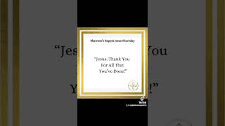 Jesus Thank You  Subscribe Now InspirationsByGodMinistry [upl. by Jessy303]