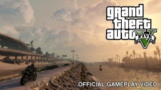 Grand Theft Auto V Official Gameplay Video [upl. by Seko]