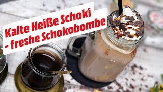 Heißkalte Trinkschokolade  erfrischende Schokobombe zum Trinken • KochMit [upl. by Mavilia712]