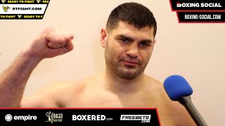 Filip Hrgovic REACTS To BRUTAL 1st Round KO Against Mark De Mori amp Calls Out Tyson Fury [upl. by Ahsakal]