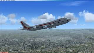 FSX Wardair Boeing 747200 Leeds Bradford to Toronto Pearson International [upl. by Ultun269]