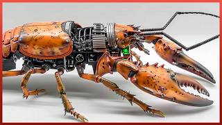 Man Turns DEAD Animals Into Mind Blowing ROBOTS  Cyborg Beetle amp Lobster by YiZhizhu [upl. by Dressel504]