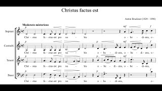 Anton Bruckner  Christus factus est [upl. by Oraneg]