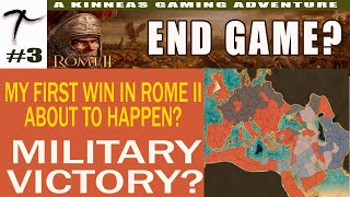 Total War ROME2  ENDGAME  Am I about to get my FIRST WIN in this game [upl. by Aihsoek678]