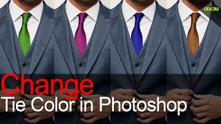 How to Change the Color of Tie in Photoshop [upl. by Rapp]