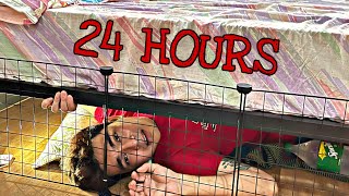 24 Hours Under The Bed Extreme Challenge [upl. by Aiuqram39]