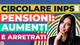 Ufficiale INPS rivalutazione pensioni 2023 tabelle INPS importi e arretrati e fasce di garanzia [upl. by Sherrer]