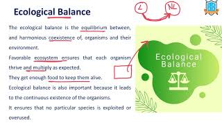 What is Ecological Balance   Ecological Balance అంటే ఏమిటి  La Excellence [upl. by Inaoj]